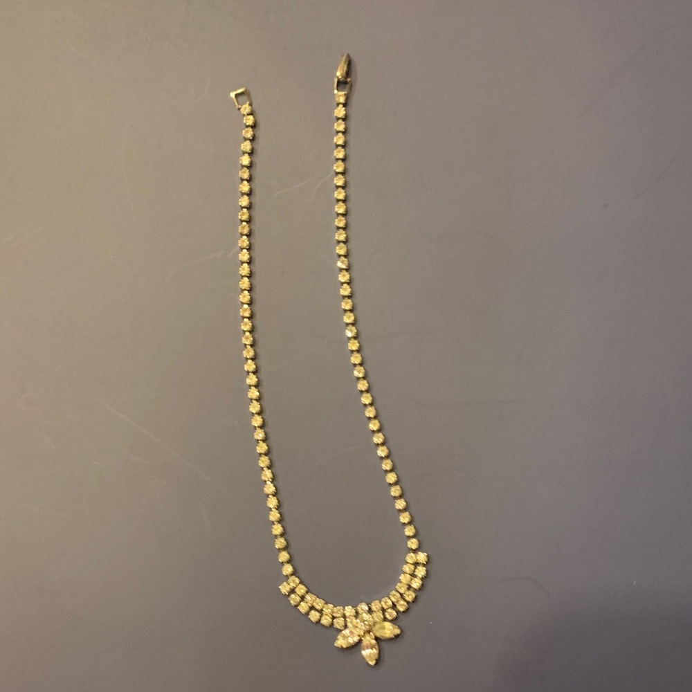 Vintage Rhinestone Necklace